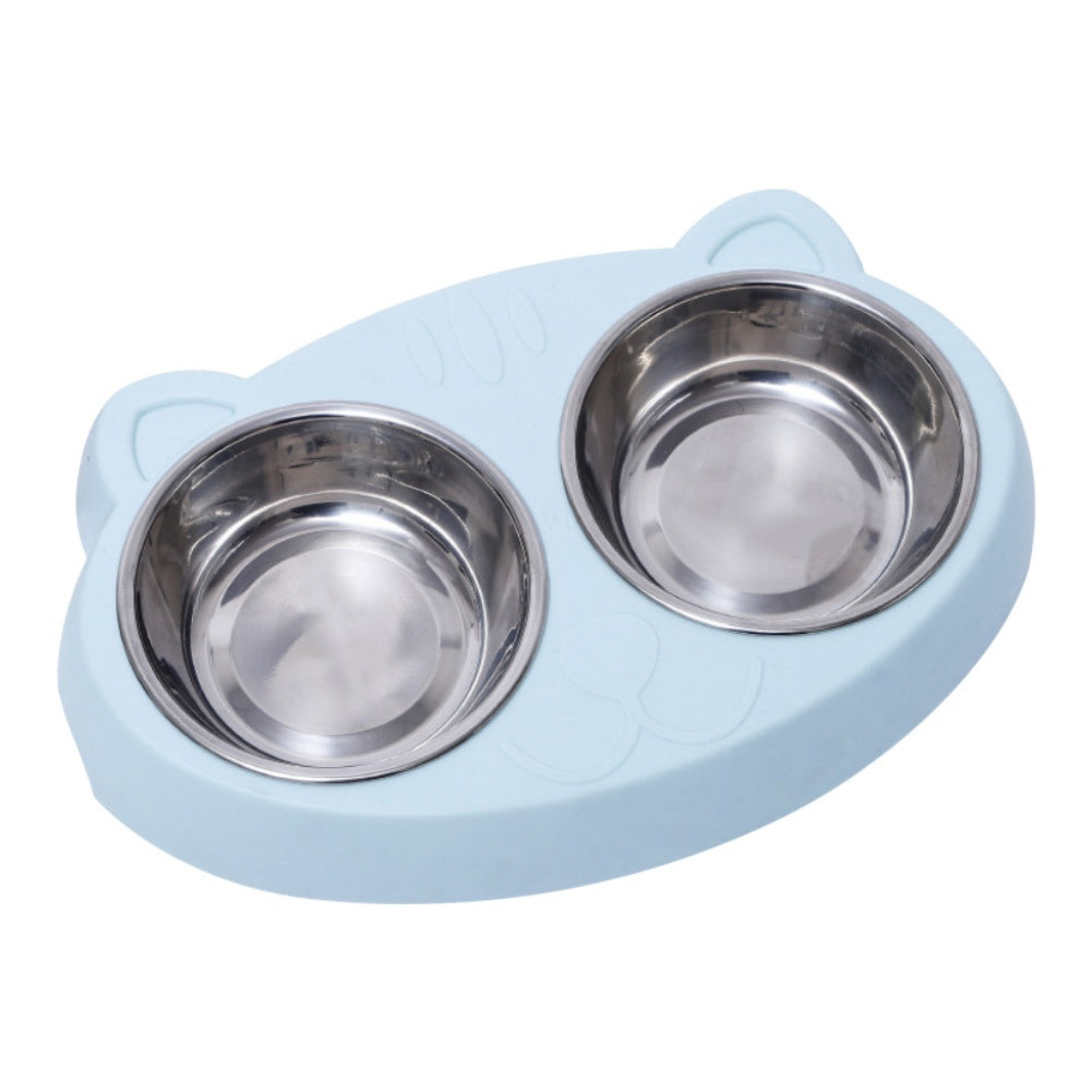 Dog Bowls Double Dog Water And Food Bowls Stainless Steel