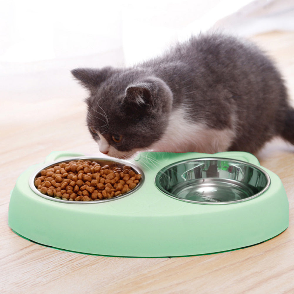 Dog Bowls Double Dog Water And Food Bowls Stainless Steel